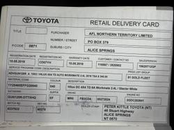 2017 Toyota
Hilux Workmate