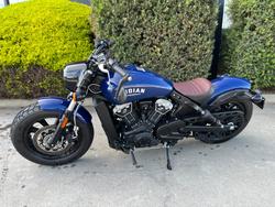 2023 Indian SCOUT BOBBER SPRINGFIELD BLUE METALLIC