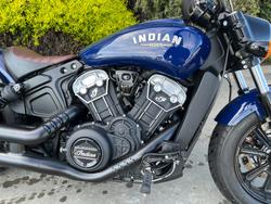 2023 Indian SCOUT BOBBER SPRINGFIELD BLUE METALLIC
