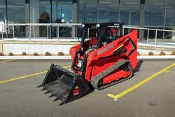 2025 Manitou 1050Rt Track Steer Loader With 4 In 1 Bucket Red