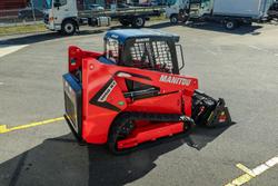2025 Manitou 1050Rt Track Steer Loader With 4 In 1 Bucket Red