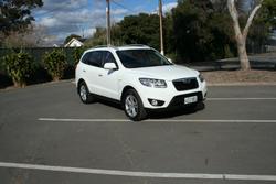2010 Hyundai Santa Fe Highlander CM MY10 4X4 On Demand Vanilla White