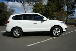 2010 Hyundai Santa Fe Highlander CM MY10 4X4 On Demand Vanilla White