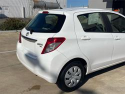 2013 Toyota Yaris YR NCP130R Glacier White