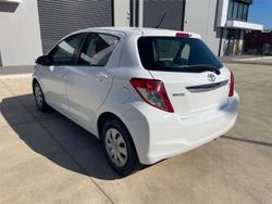 2013 Toyota Yaris YR NCP130R Glacier White