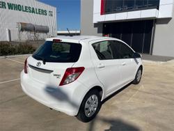 2013 Toyota Yaris YR NCP130R Glacier White