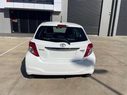 2013 Toyota Yaris YR NCP130R Glacier White