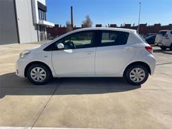 2013 Toyota Yaris YR NCP130R Glacier White