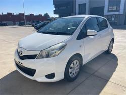 2013 Toyota Yaris YR NCP130R Glacier White