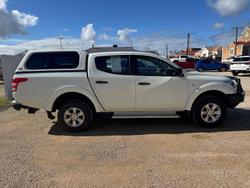 2018 Mitsubishi Triton GLX+ MQ MY18 4X4 Dual Range White