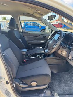 2018 Mitsubishi Triton GLX+ MQ MY18 4X4 Dual Range White