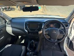 2018 Mitsubishi Triton GLX+ MQ MY18 4X4 Dual Range White