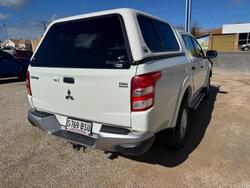 2018 Mitsubishi Triton GLX+ MQ MY18 4X4 Dual Range White