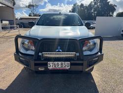 2018 Mitsubishi Triton GLX+ MQ MY18 4X4 Dual Range White