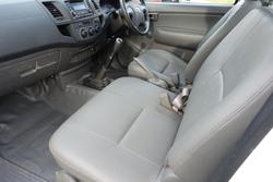 2013 Toyota Hilux Workmate TGN16R MY12 4x2 Glacier White