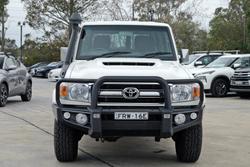 2019 Toyota Landcruiser GXL VDJ76R 4X4 Dual Range French Vanilla