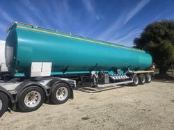 2015 Tieman 25M Bdouble Fuel Tanker Combination Green