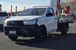 2021 Toyota Hilux Workmate TGN121R 4x2 Glacier White
