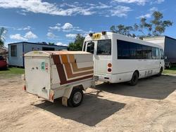 2007 Mitsubishi Rosa 24 Seater Bus And Trailer