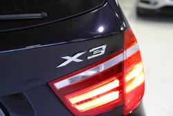 2013 BMW X3 xDrive30d F25 MY13.5 4X4 Constant Deep Sea Blue