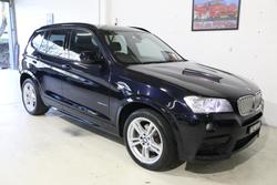 2013 BMW X3 xDrive30d F25 MY13.5 4X4 Constant Deep Sea Blue