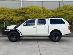 2012 Nissan Navara ST D40 Series 6 4X4 Dual Range Arctic White