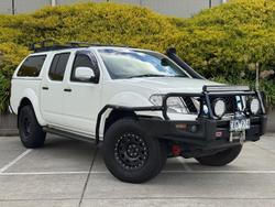 2012 Nissan Navara ST D40 Series 6 4X4 Dual Range Arctic White