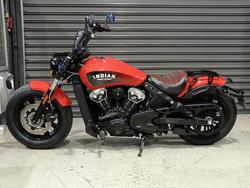 2021 INDIAN SCOUT BOBBER RED RED