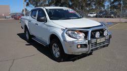2016 Mitsubishi Triton GLX MQ MY16 4X4 Dual Range White