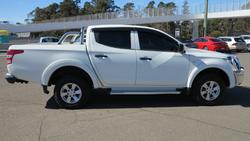 2016 Mitsubishi Triton GLX MQ MY16 4X4 Dual Range White