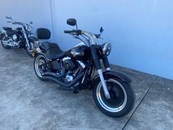 2014 HARLEY-DAVIDSON FLSTF FAT BOY Purple