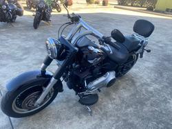 2014 HARLEY-DAVIDSON FLSTF FAT BOY Purple