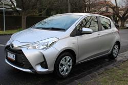 2018 Toyota Yaris Ascent NCP130R Silver Pearl