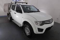 2013 Mitsubishi Triton GLX MN MY13 4x2 White