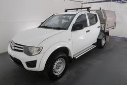 2013 Mitsubishi Triton GLX MN MY13 4x2 White