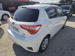 2019 Toyota Vitz Hybrid F NHP130 White