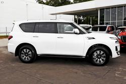 2025 Nissan Patrol Ti-L Y62 MY25 4X4 Dual Range Moonstone White
