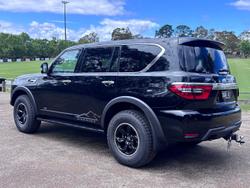 2026 Nissan Patrol Warrior Y62 MY26 4X4 Dual Range Black Obsidian