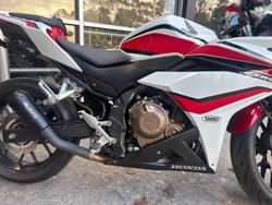 2018 Honda CBR500RA (ABS) CBR500 White