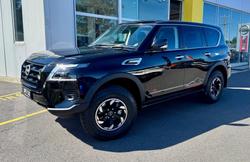 2025 Nissan Patrol Warrior Y62 MY25 4X4 Dual Range Black Obsidian