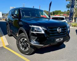 2025 Nissan Patrol Warrior Y62 MY25 4X4 Dual Range Black Obsidian