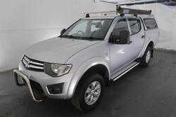 2014 Mitsubishi Triton GLX MN MY15 4X4 Dual Range Cool Silver