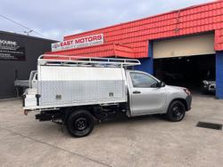 2019 Toyota Hilux Workmate TGN121R 4x2 Silver Sky