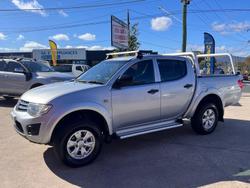 2014 Mitsubishi Triton GLX MN MY15 4X4 Dual Range Cool Silver