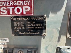 2010 Franna MAC25 Blue