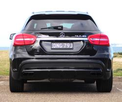 2017 Mercedes-Benz GLA-Class GLA45 AMG X156 Four Wheel Drive Cosmos Black