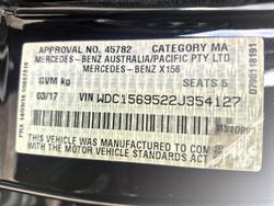 2017 Mercedes-Benz GLA-Class GLA45 AMG X156 Four Wheel Drive Cosmos Black