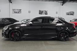 2017 Audi S3 8V MY18 Four Wheel Drive Panther Black