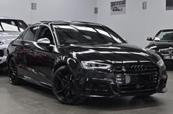 2017 Audi S3 8V MY18 Four Wheel Drive Panther Black