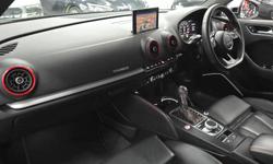 2017 Audi S3 8V MY18 Four Wheel Drive Panther Black